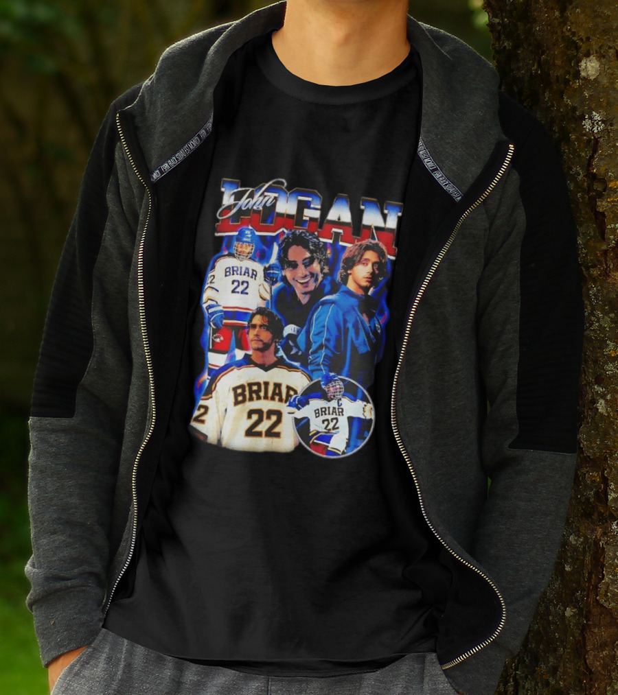 John Logan Briar 22 Hockey Collage T-Shirt