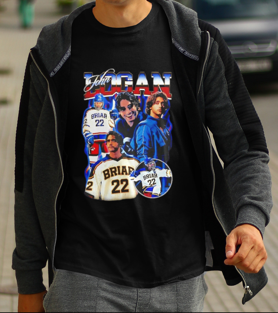 John Logan Briar 22 Hockey Collage T-Shirt