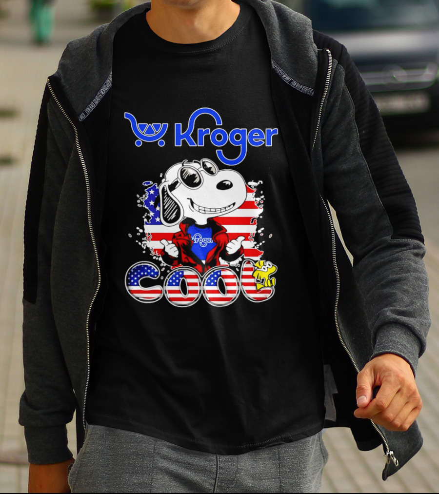 Kroger Snoopy USA Cool 250th Celebration T-Shirt