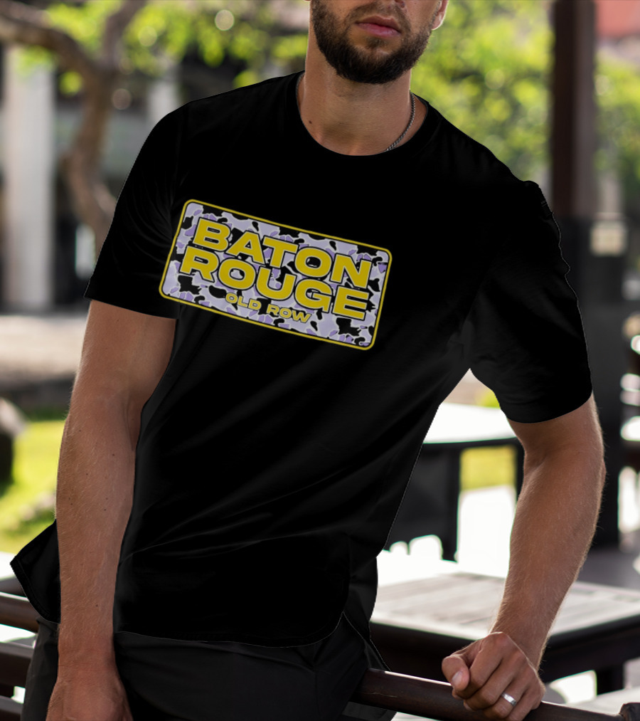 LSU Tigers Baton Rouge Old Row Camouflage T-Shirt