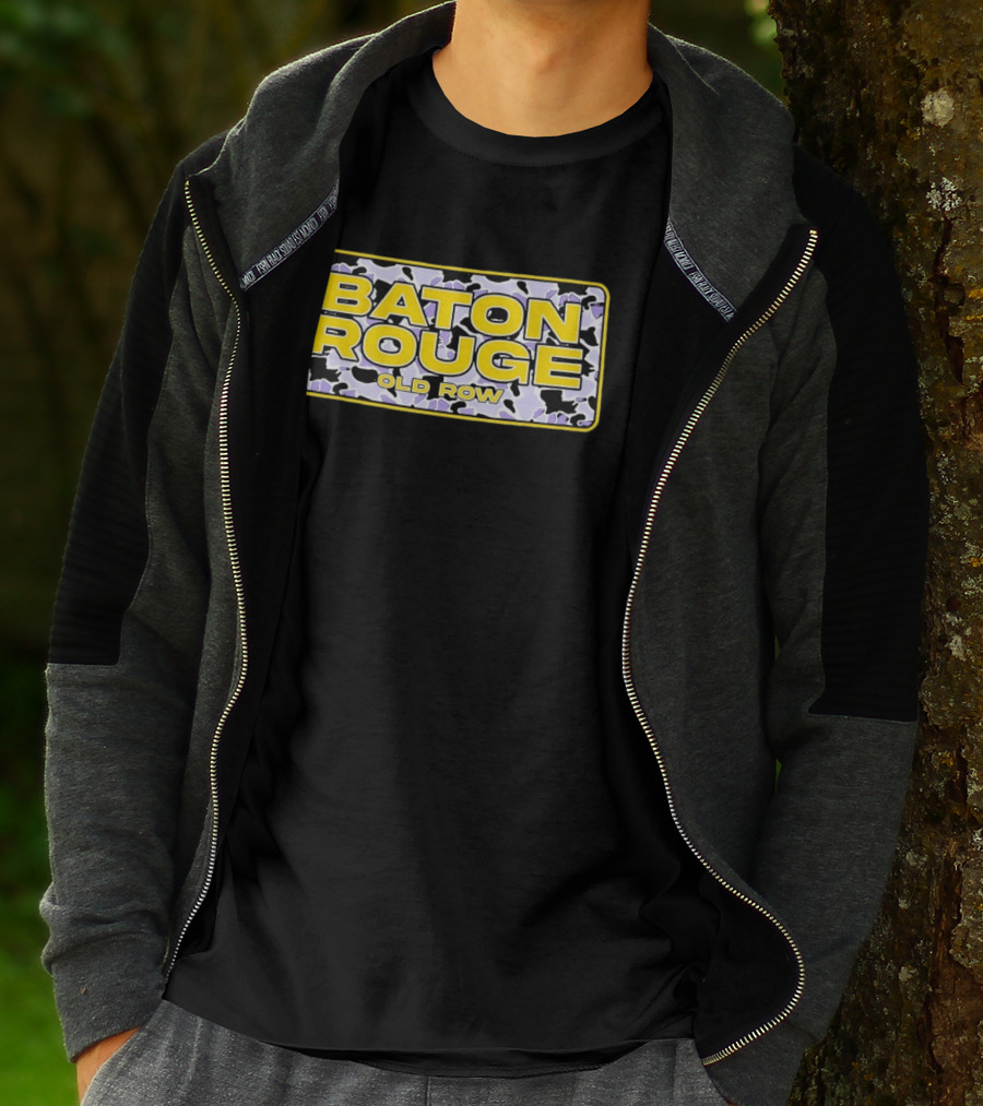LSU Tigers Baton Rouge Old Row Camouflage T-Shirt
