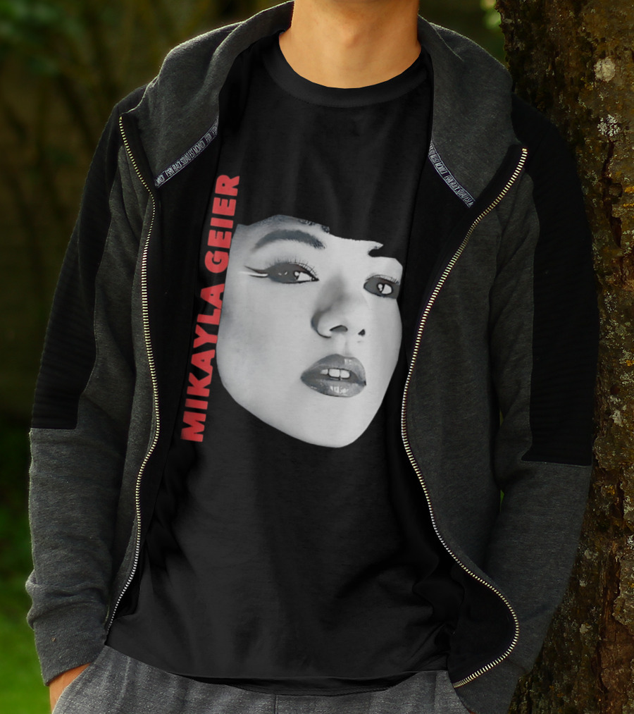 Mikayla Geier UK Tour Bold Monochrome T-Shirt