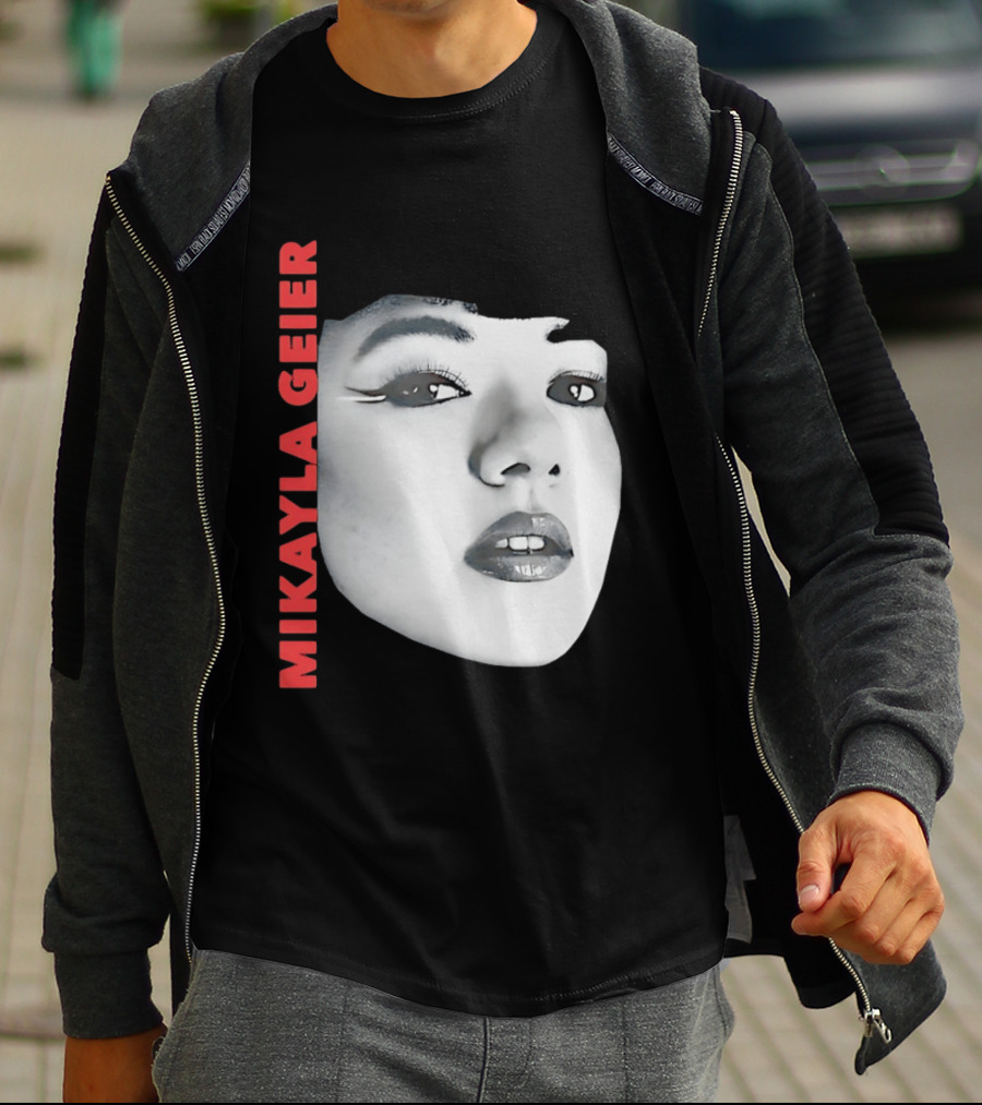 Mikayla Geier UK Tour Bold Monochrome T-Shirt