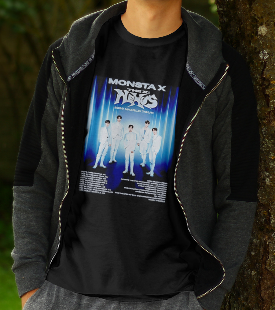 Monsta X The X Nexus 2026 World Tour Dates And Venues T-Shirt