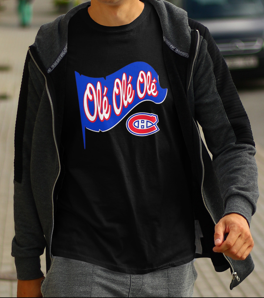 Montréal Canadiens Olé Olé Olé NHL Team Spirit T-Shirt