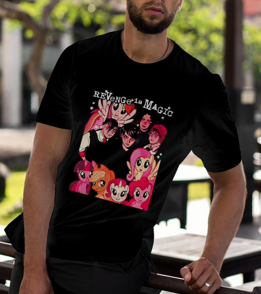 My Chemical Romance My Little Pony Revenge Is Magic Crossover Mashup T-Shirt