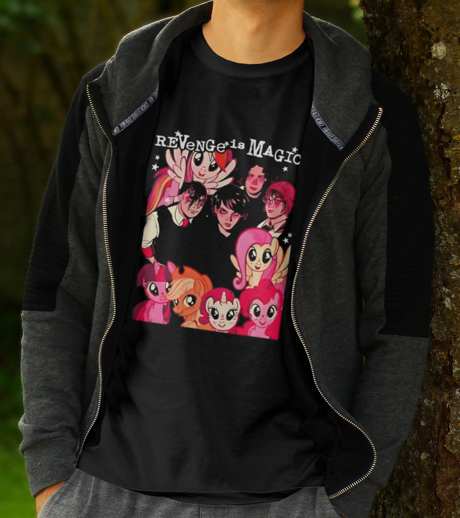 My Chemical Romance My Little Pony Revenge Is Magic Crossover Mashup T-Shirt