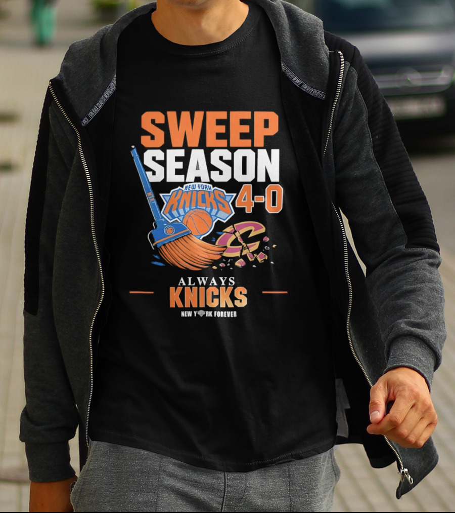 New York Knicks Sweep Season 4 0 Always Knicks Forever T-Shirt