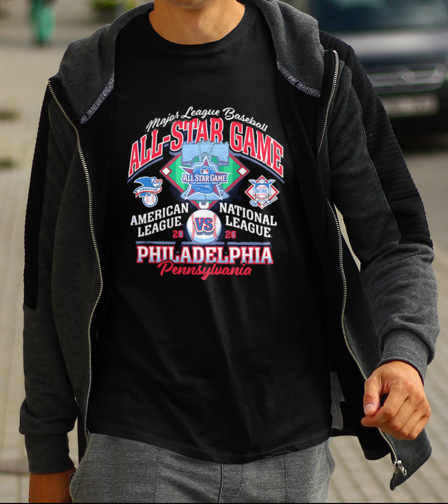 Major League Baseball All Star Game 2026 American National League Philadelphia Pennsylvania T-Shirt