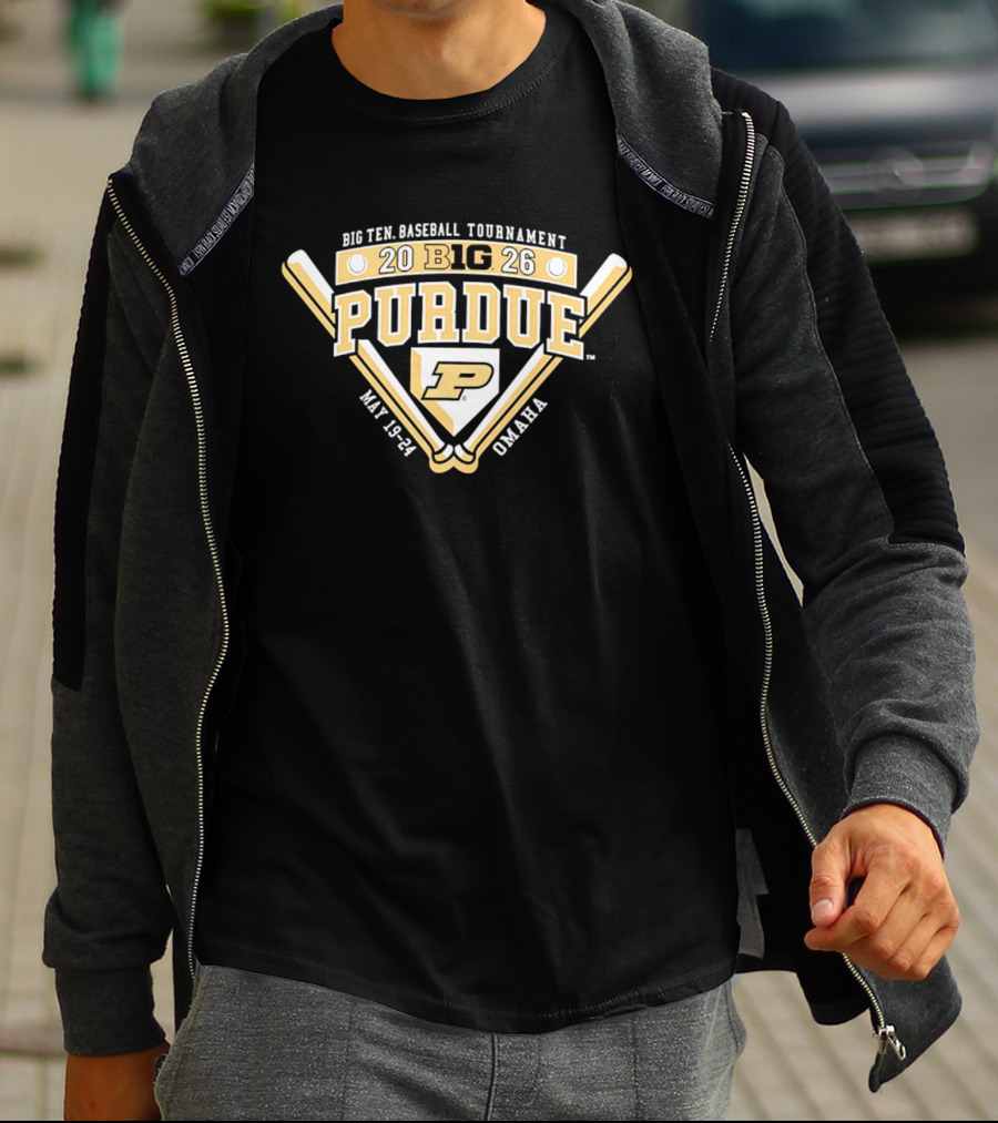 2026 Purdue Boilermakers Big Ten Baseball Tournament Omaha May 18 24 T-Shirt