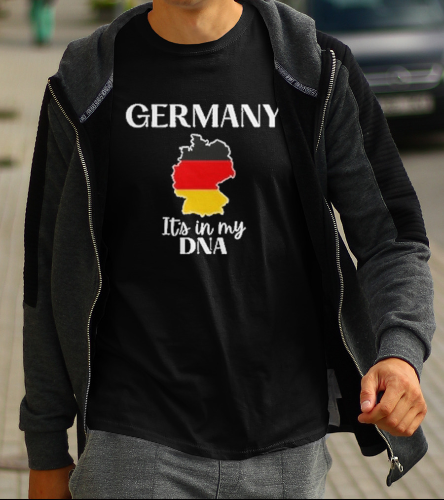 Germany It's In My DNA Map Flag T-Shirt