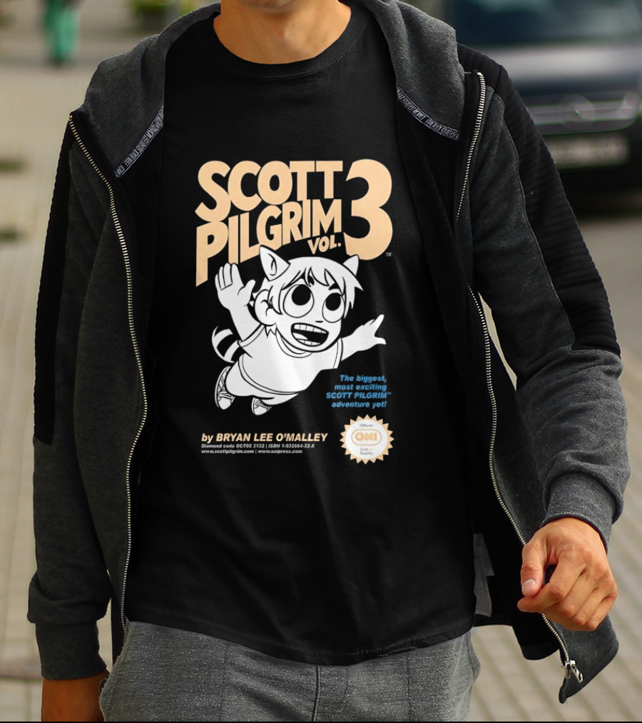 Scott Pilgrim Vol 3 Scott Pilgrim And The Infinite Adventure You By Bryan Lee O'Malley Oni T-Shirt