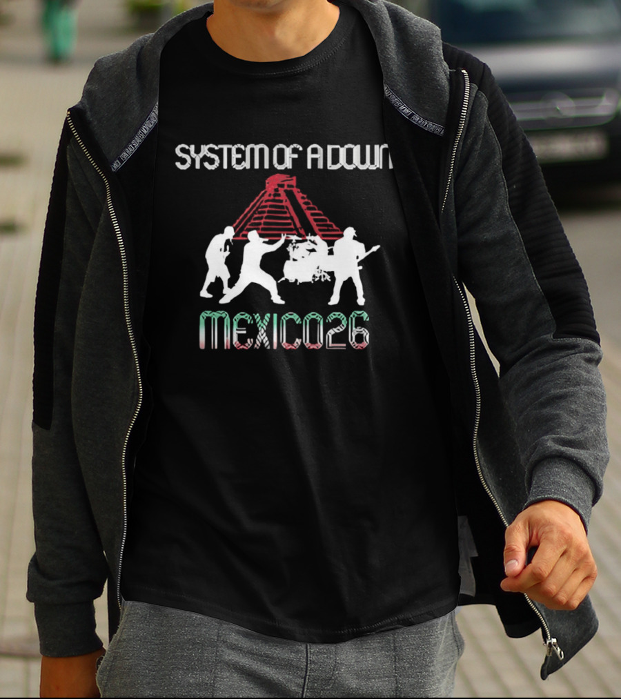 System Of A Down Mexico 2026 CDMX Pop Up May 27 28 T-Shirt