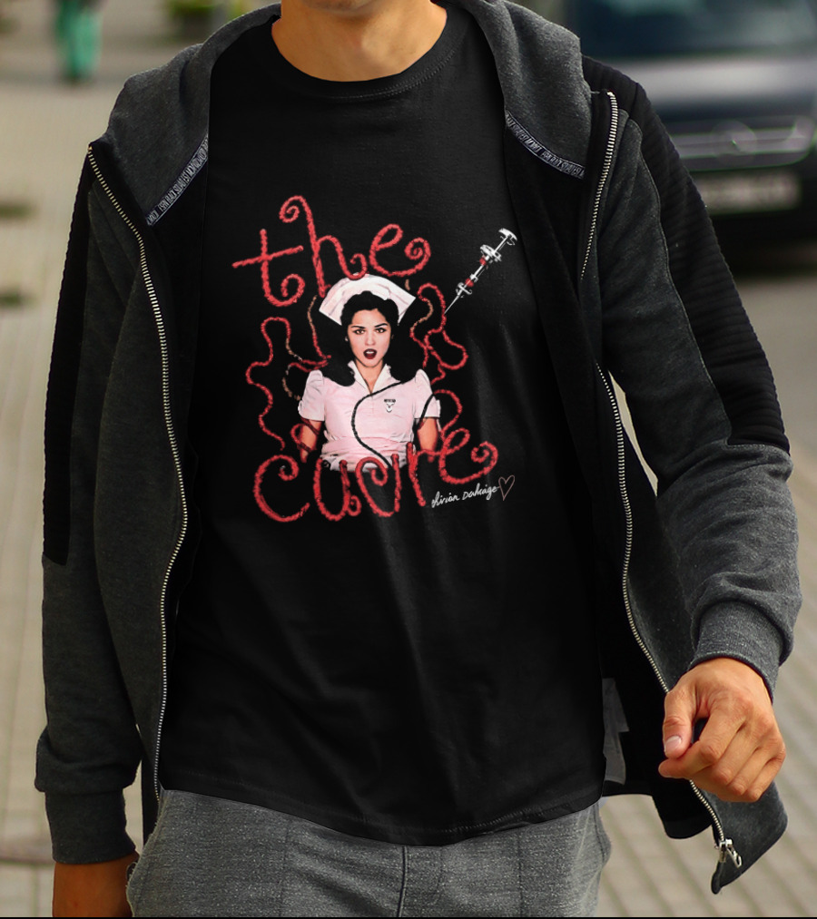 The Cure Mirian Damage Nurse Syringe Gothic Rock Vivian Santiago T-Shirt