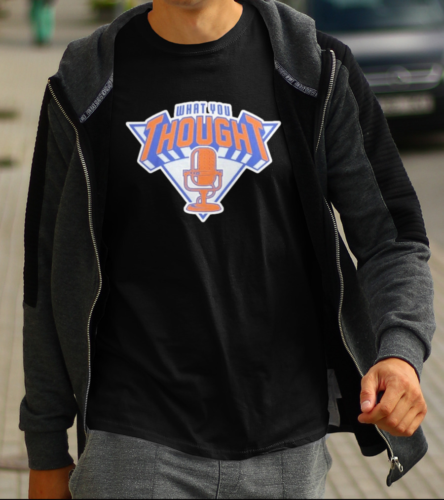 What You Thought New York Sports Podcast Microphone T-Shirt