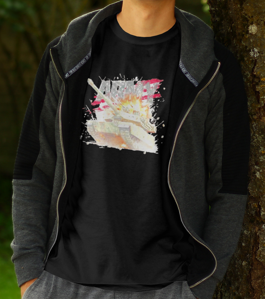 America Army M1 Abrams Tank Explosion T-Shirt