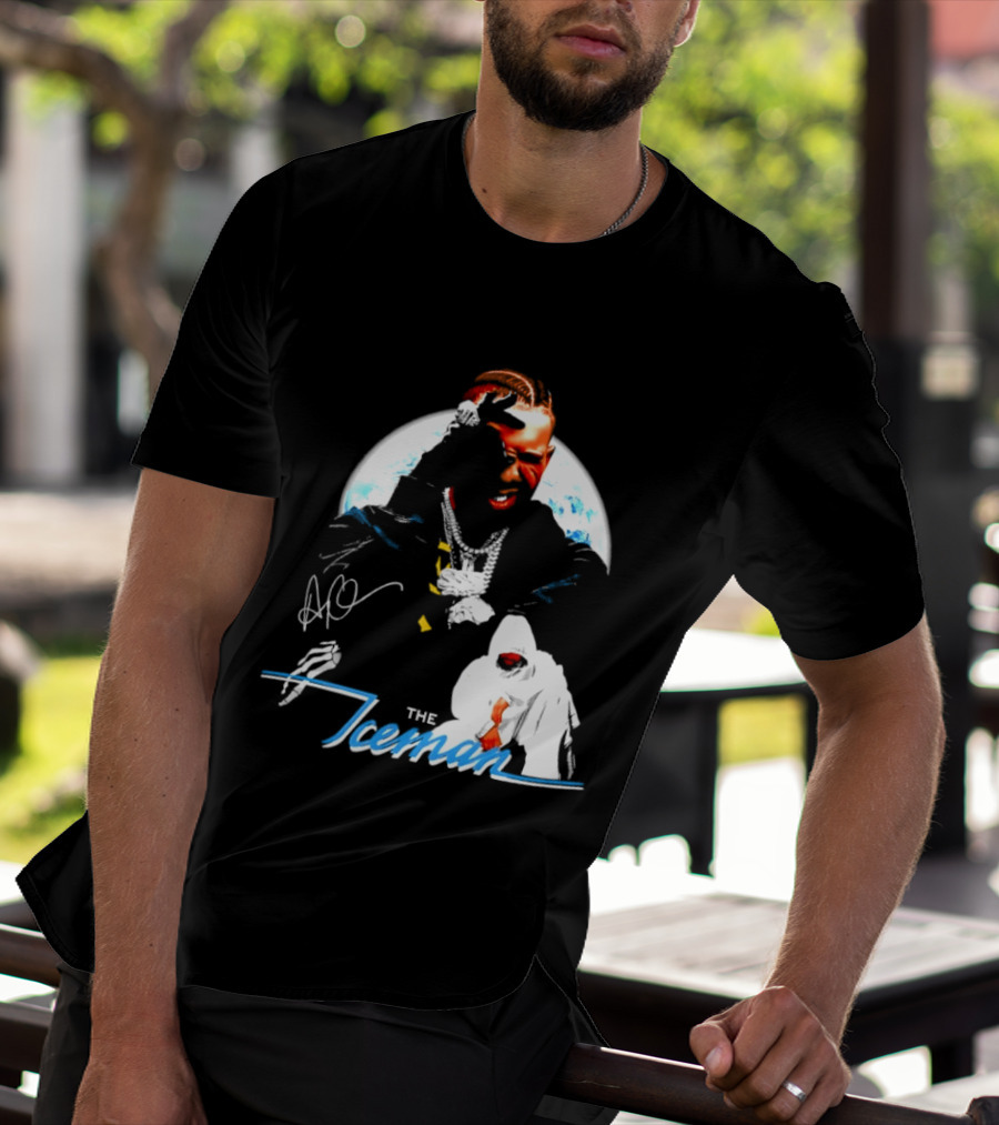 Drake The Iceman Autographed 2026 Design By Cesar T-Shirt