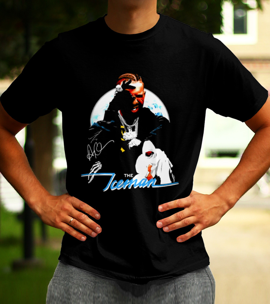 Drake The Iceman Autographed 2026 Design By Cesar T-Shirt