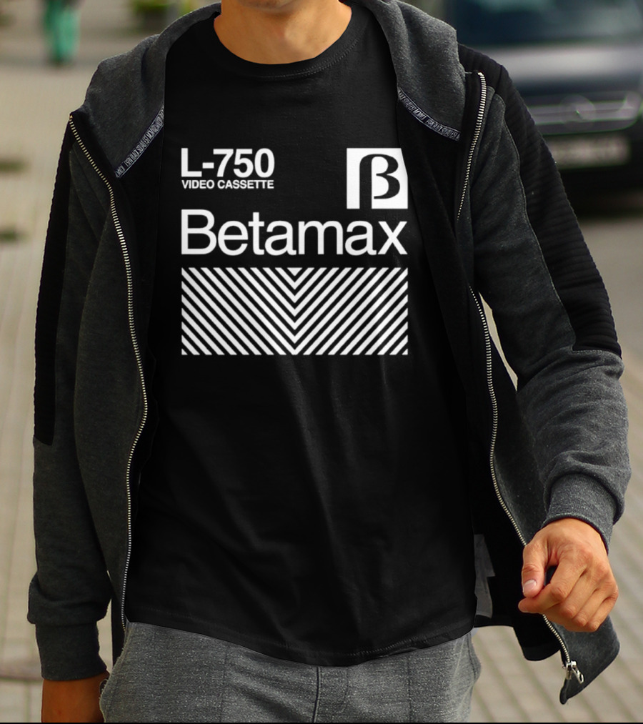 Betamax L 750 Video Cassette T-Shirt