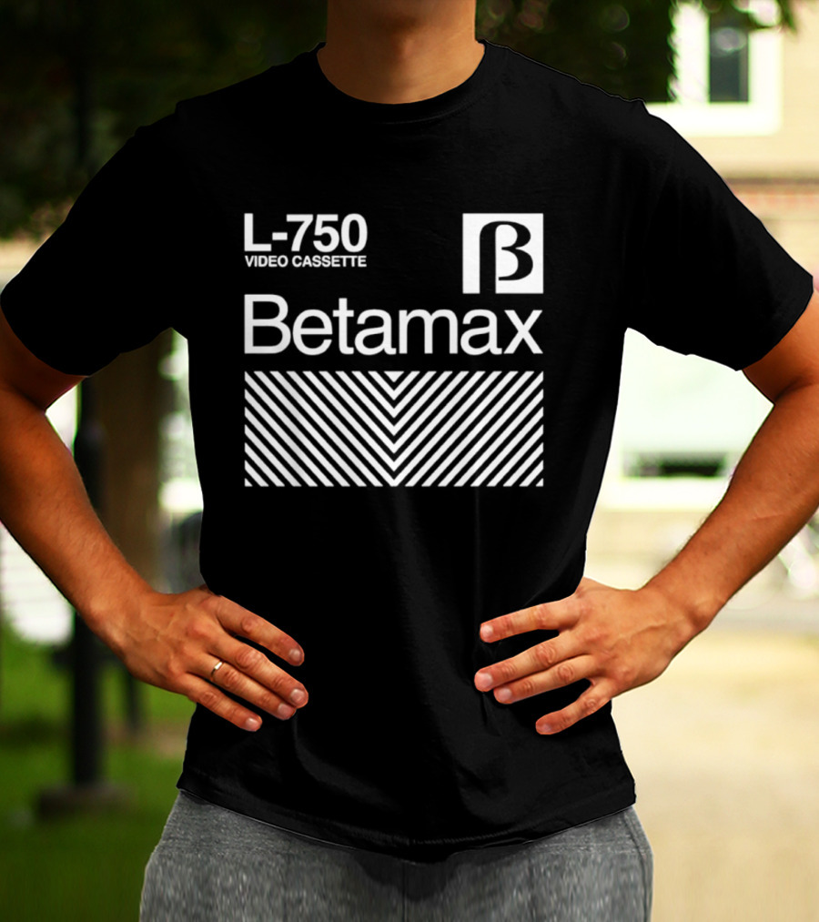 Betamax L 750 Video Cassette T-Shirt