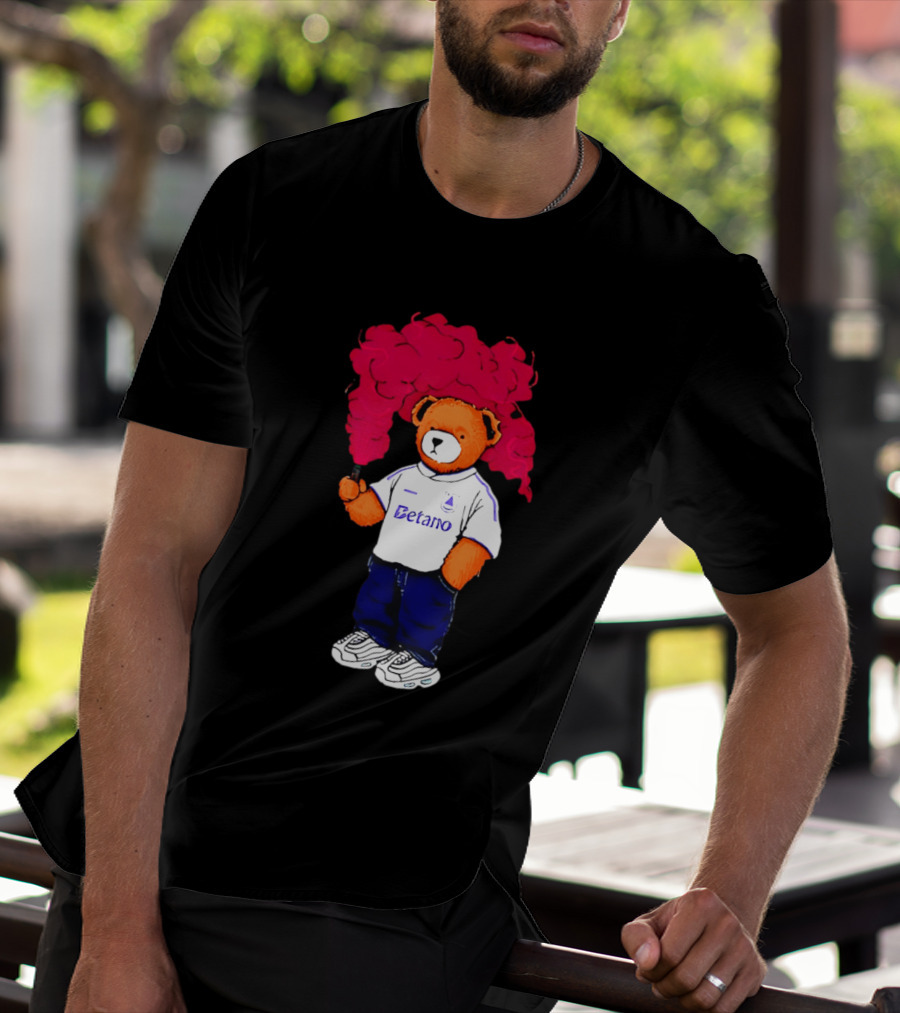 Betano FC Pickles Bears Character Holding Red Smoke T-Shirt