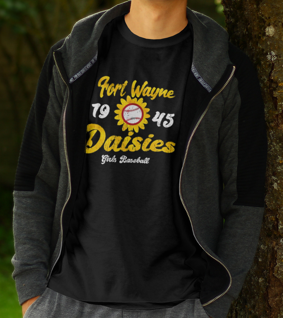 Fort Wayne Daisies 1945 Girls Baseball All American Girls Professional Baseball League T-Shirt