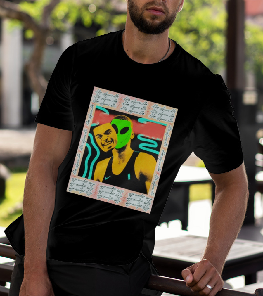 Go Spurs Go Alien Victor Wemby Mask San Antonio Spurs T-Shirt