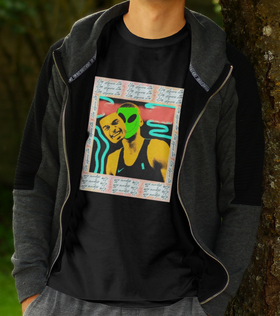 Go Spurs Go Alien Victor Wemby Mask San Antonio Spurs T-Shirt