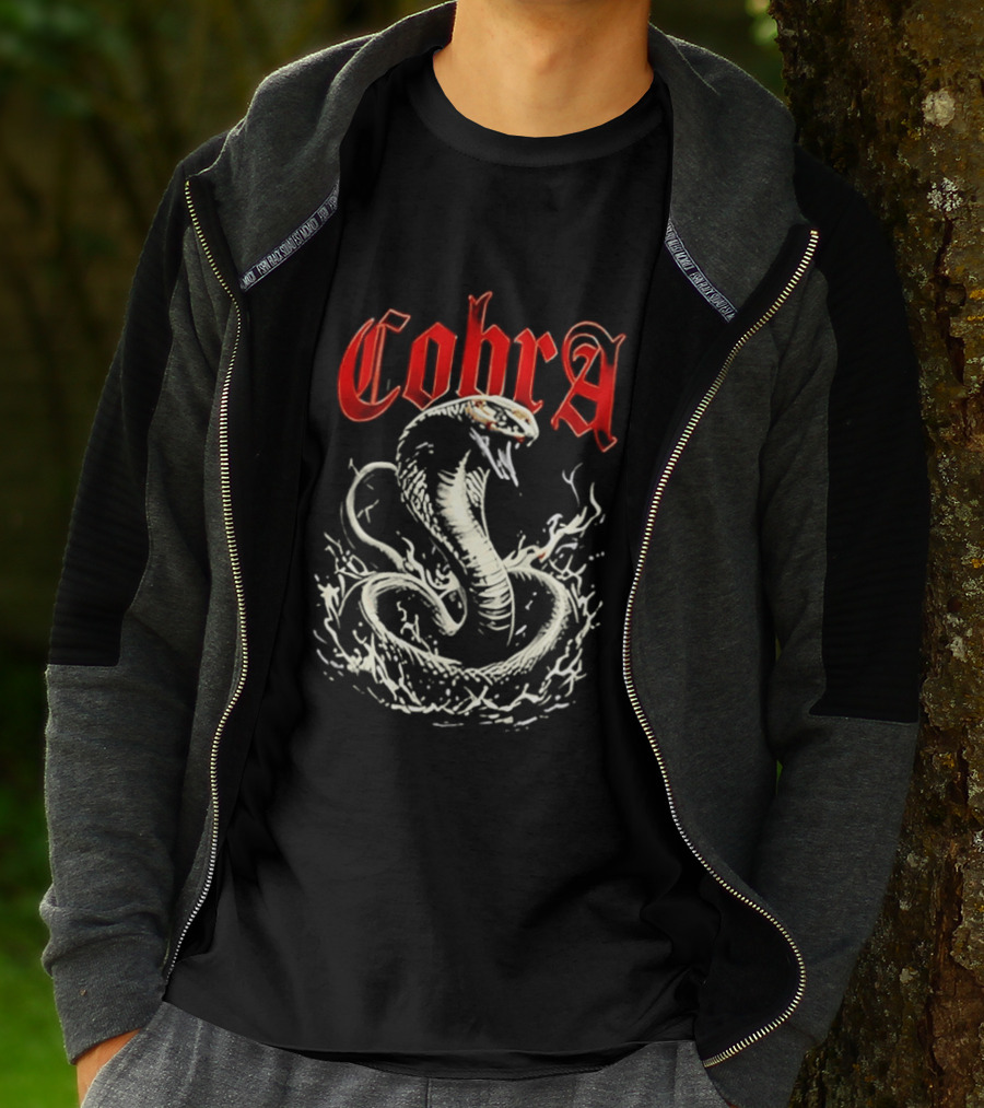 Cobra Snake Fierce Fire Serpent T-Shirt