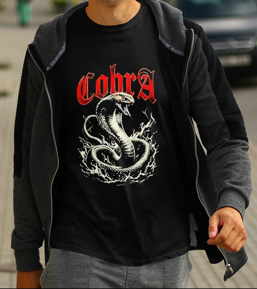 Cobra Snake Fierce Fire Serpent T-Shirt
