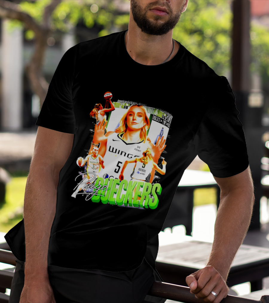 Paige Bueckers Dallas Wings Number 5 Basketball Star T-Shirt