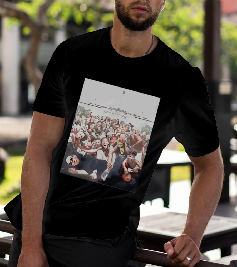 Knicks Nation Forever With Gathering Of Celebratory Fans And Players T-Shirt