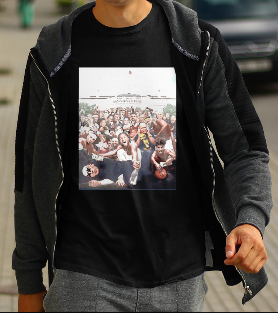 Knicks Nation Forever With Gathering Of Celebratory Fans And Players T-Shirt