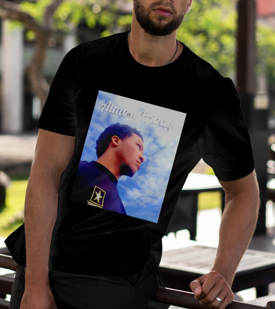 Almost Friday Jalen Brunson NWTS Basketball Sky T-Shirt