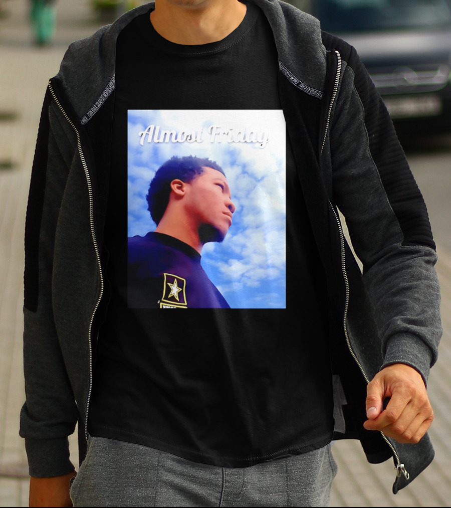 Almost Friday Jalen Brunson NWTS Basketball Sky T-Shirt