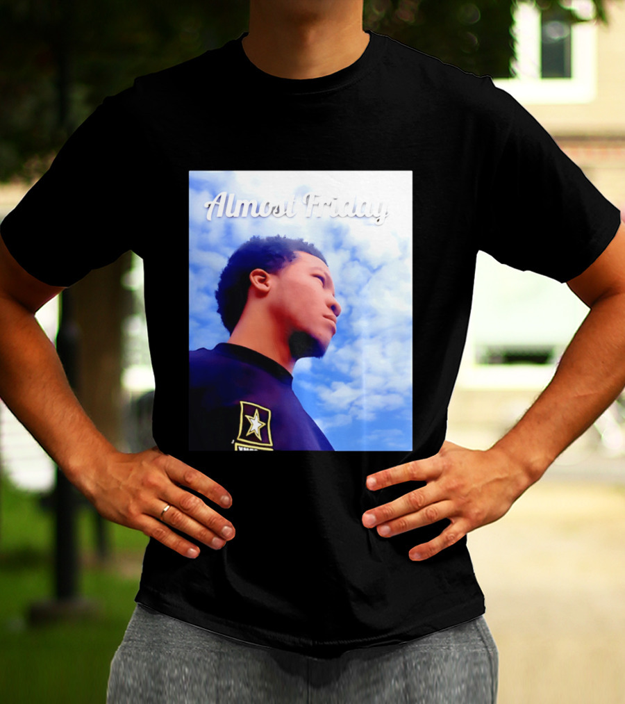 Almost Friday Jalen Brunson NWTS Basketball Sky T-Shirt