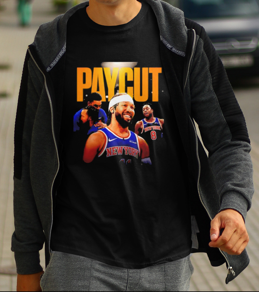 New York Basketball Paycut Jalen Brunson Knicks Edition T-Shirt