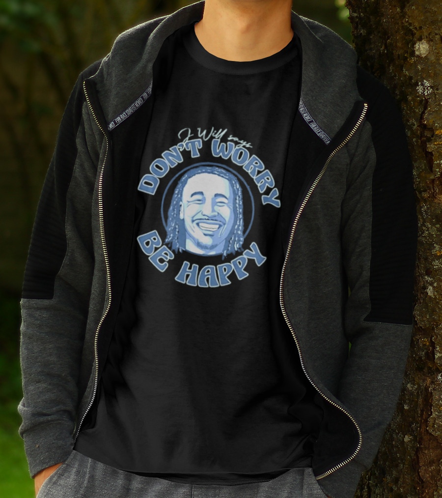 Jaylin Williams J Will Don't Worry Be Happy Smiling Face T-Shirt
