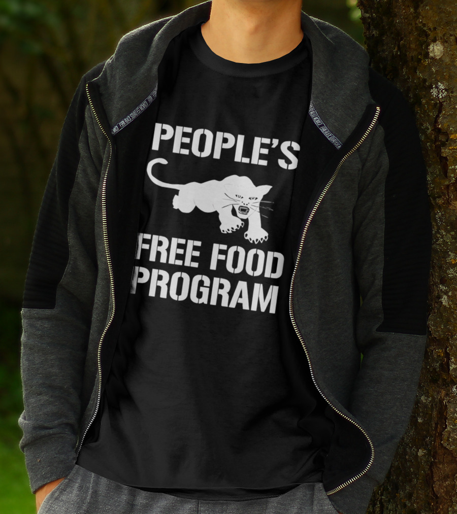 People's Free Food Program Panther T-Shirt