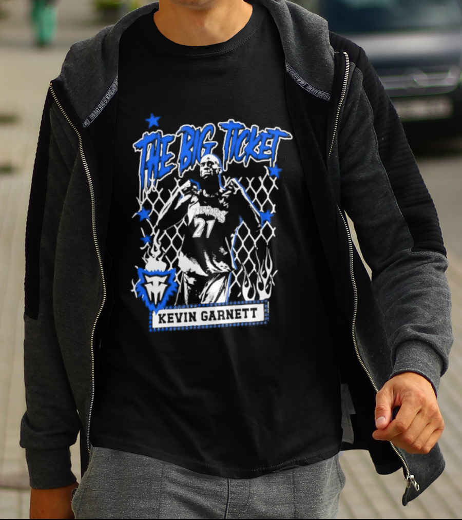Kevin Garnett The Big Ticket Minnesota Timberwolves Legendary Player T-Shirt