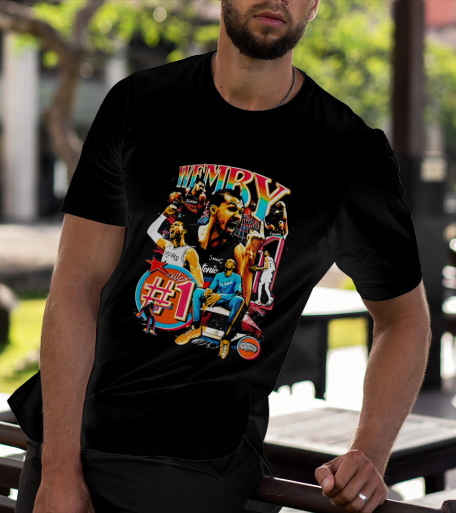 Wemby Victor Wembanyama San Antonio All Number 1 T-Shirt