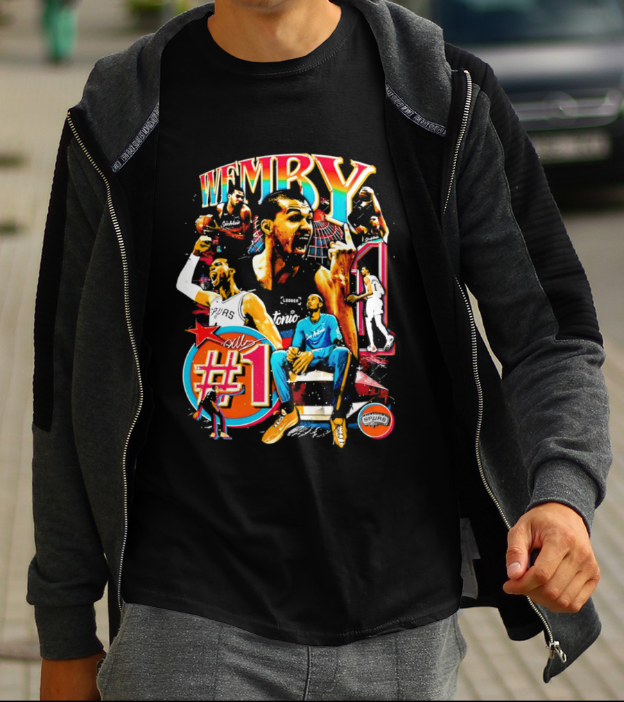 Wemby Victor Wembanyama San Antonio All Number 1 T-Shirt