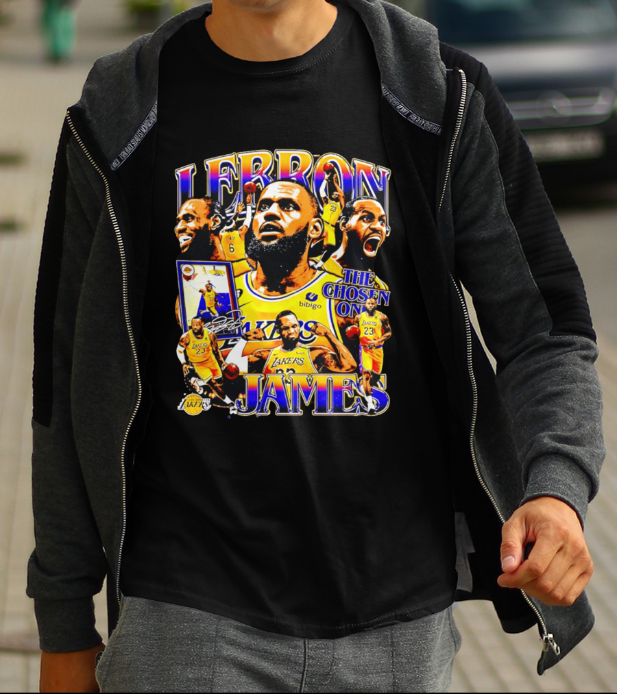 LeBron James Los Angeles Lakers The Chosen One 23 6 T-Shirt