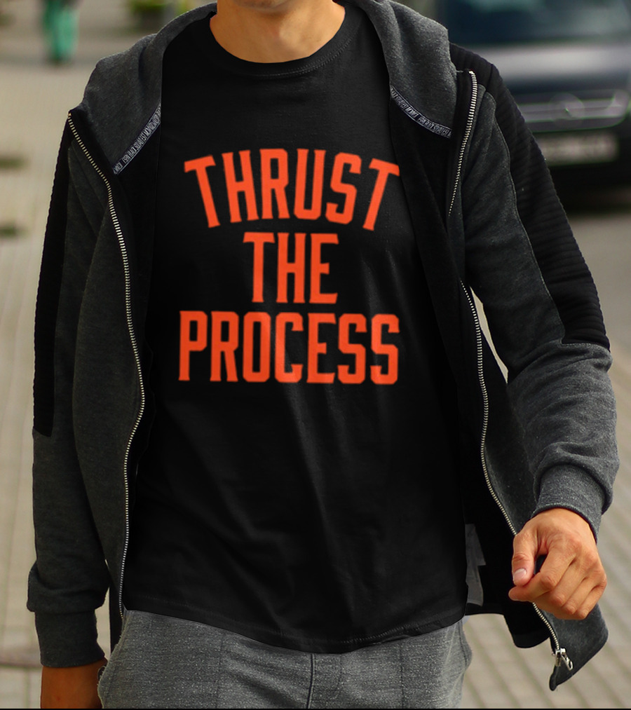 San Francisco Thrust The Process Harrison Bader T-Shirt