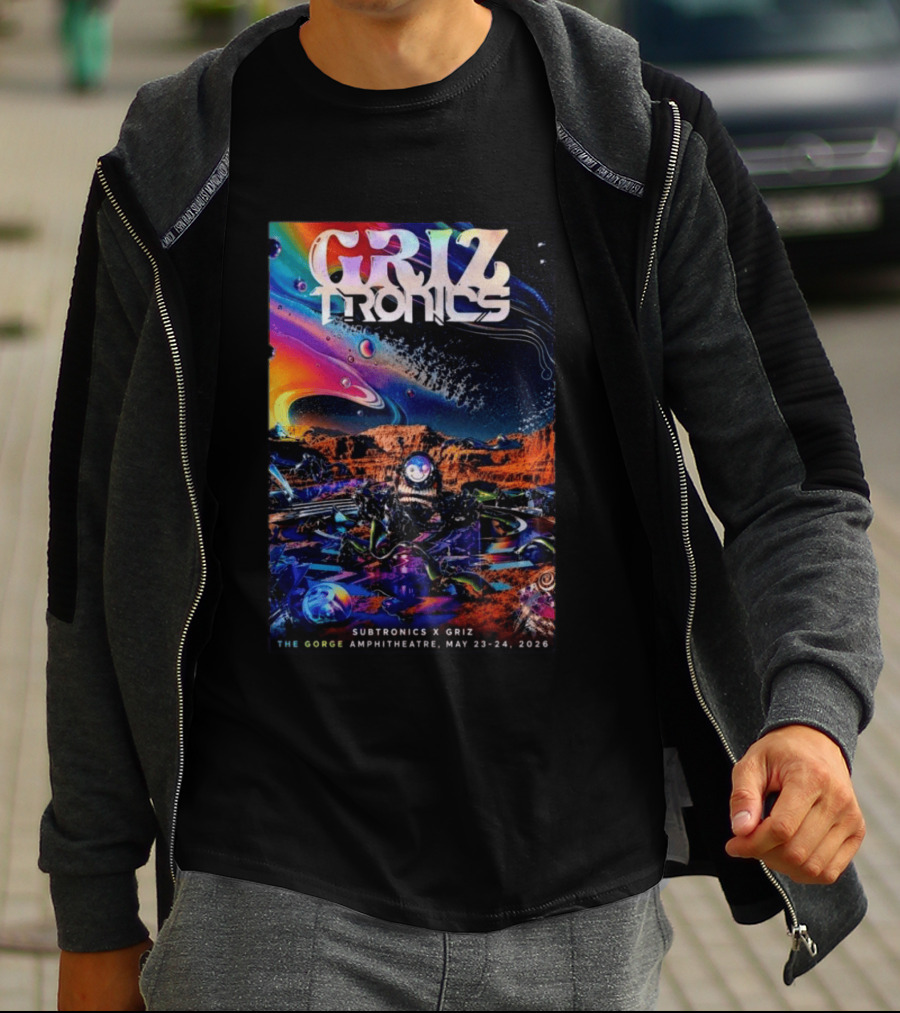 GRiZTRONICS Subtronics The Gorge Amphitheatre May 23 24, 2026 T-Shirt