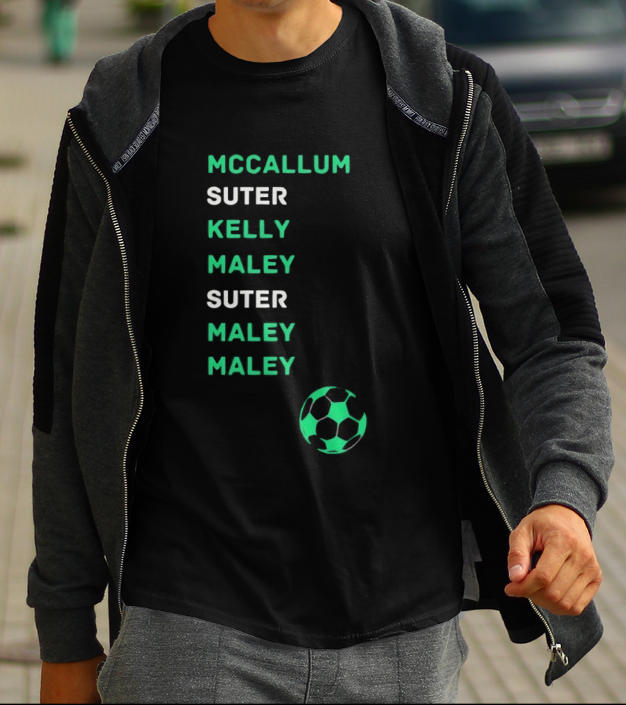 McCallum Suter Kelly Maley Football Soccer Ball T-Shirt