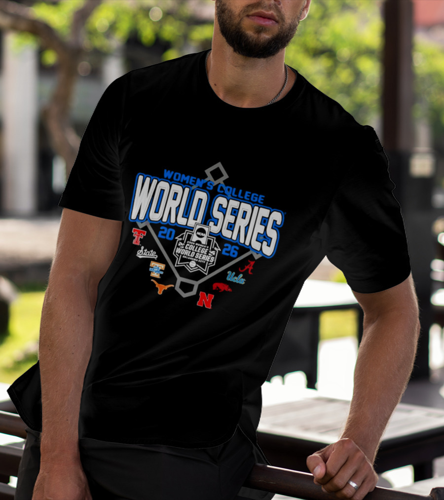Women's College World Series 2026 Softball Eight Teams Bound Study Plan T-Shirt