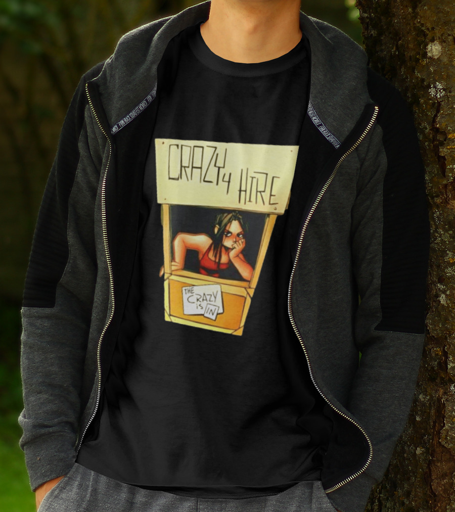 Nemi Montoya Crazy 4 Hire Comic Strip The Crazy Is T-Shirt