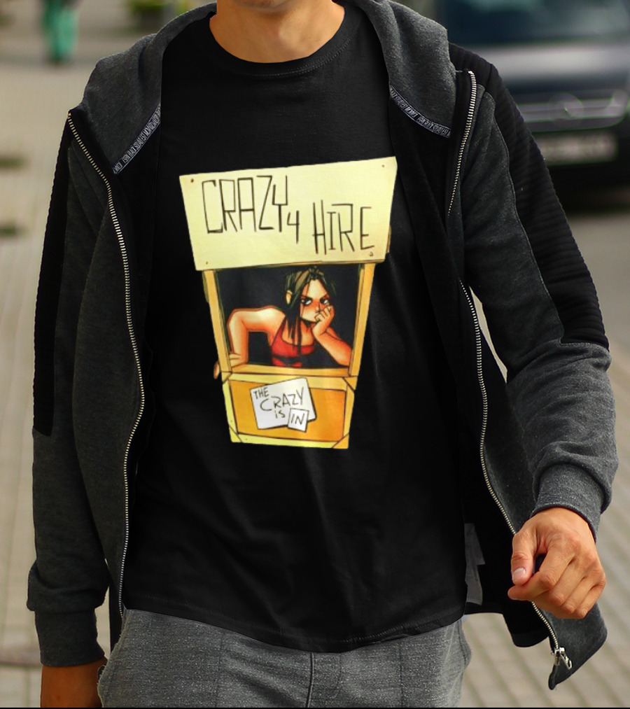 Nemi Montoya Crazy 4 Hire Comic Strip The Crazy Is T-Shirt