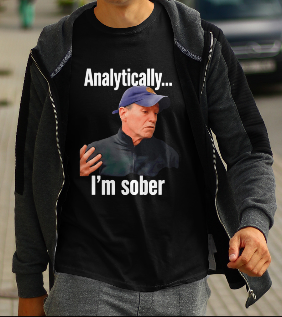 New York Knicks Analytically I'm Sober T-Shirt